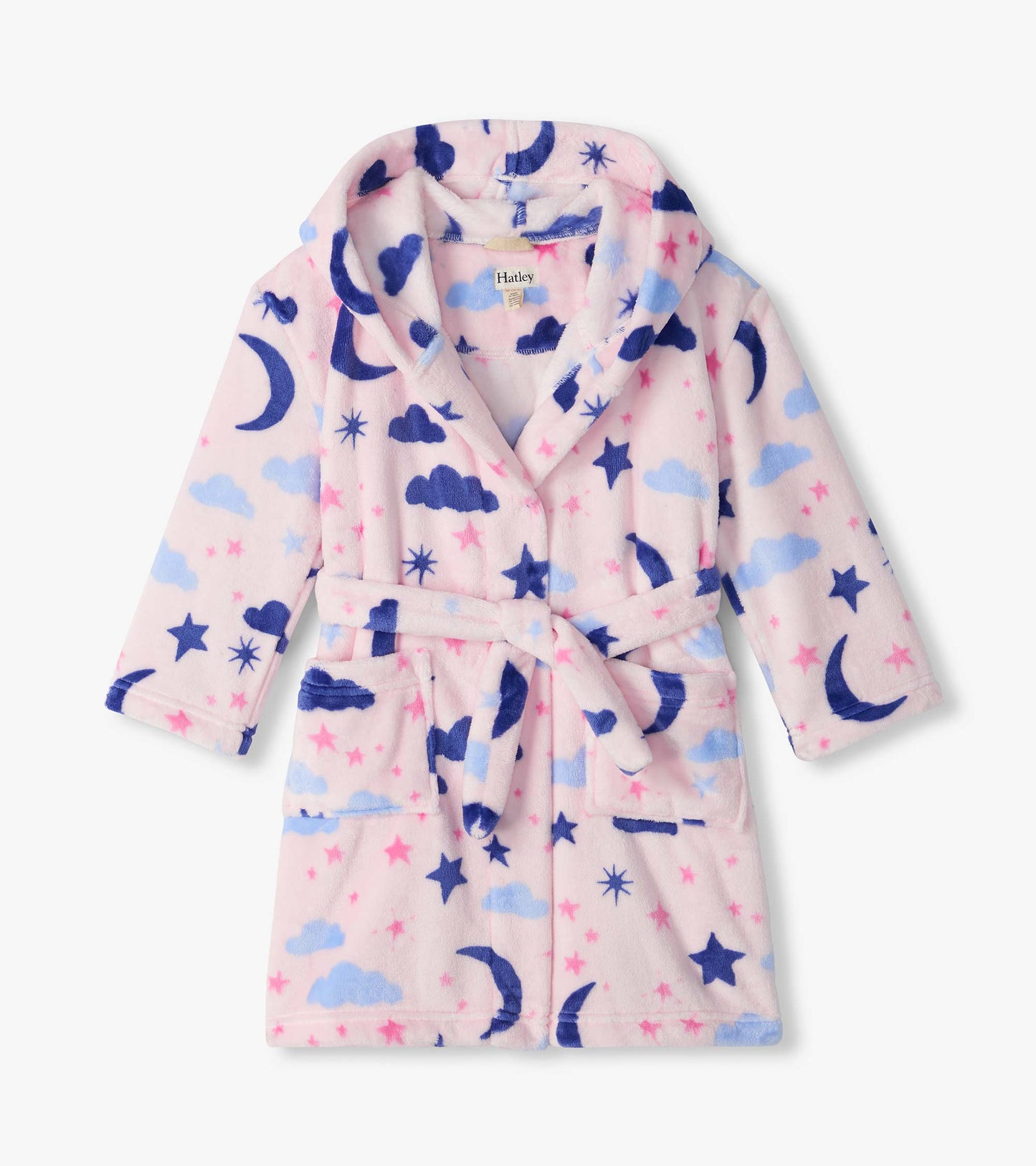 Girls Night Sky Fuzzy Fleece Robe