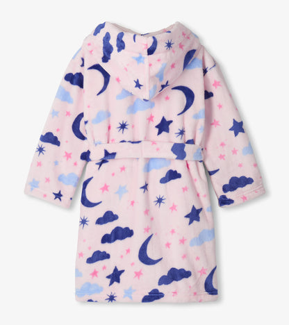 Girls Night Sky Fuzzy Fleece Robe