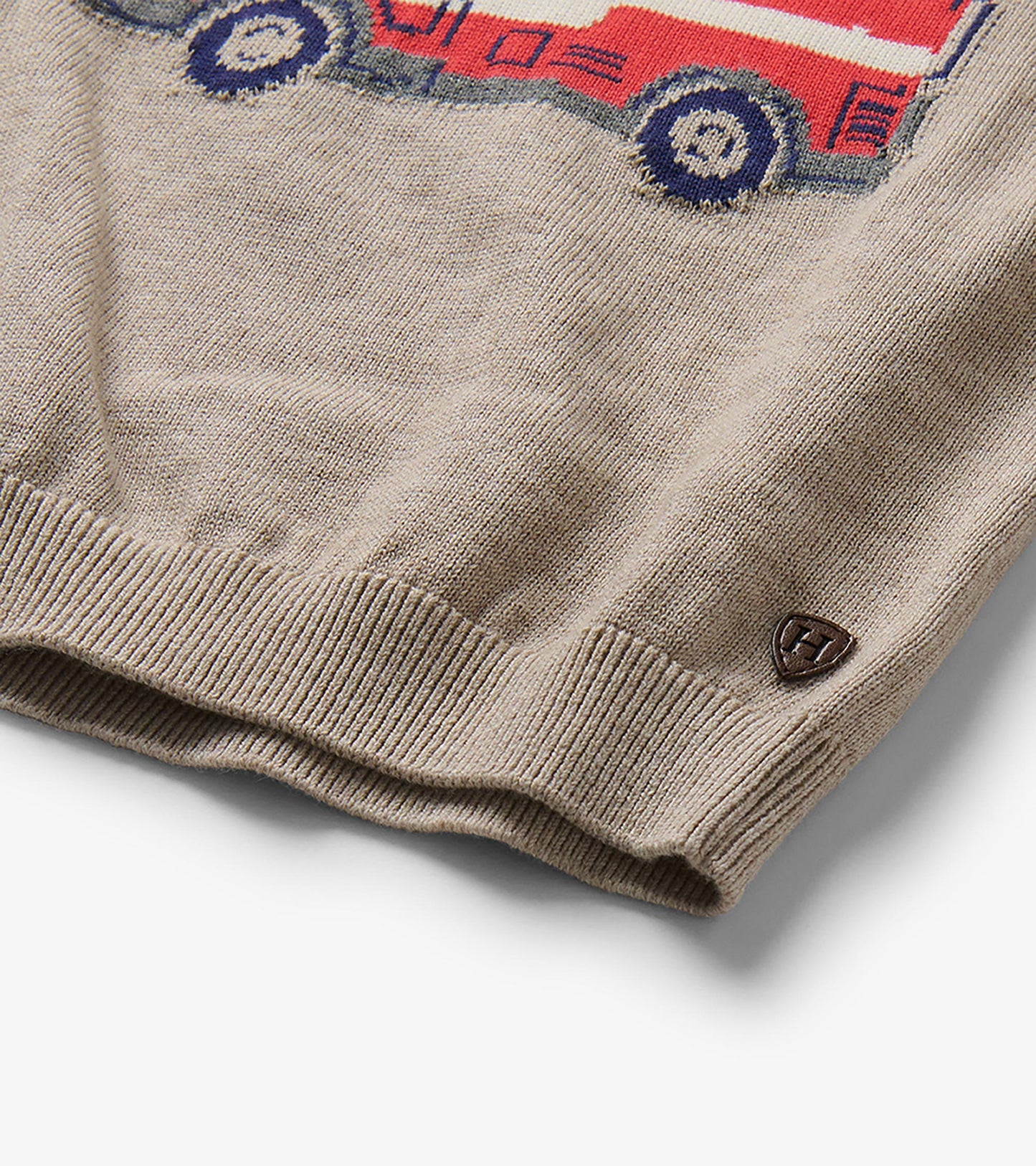 Baby & Toddler Boys Firetruck V-Neck Sweater