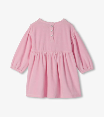 Baby & Toddler Girls Orchid Pink Velour Dress