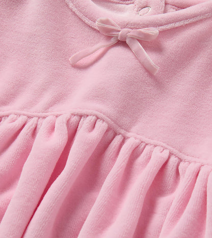 Baby & Toddler Girls Orchid Pink Velour Dress