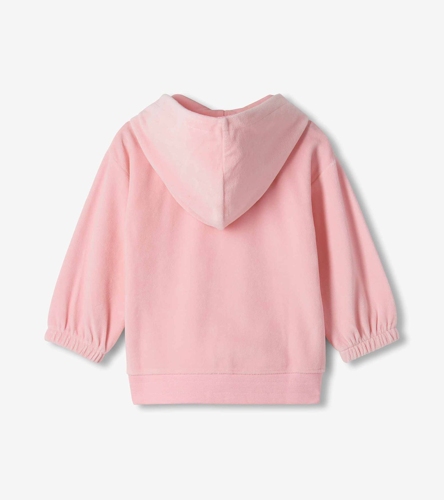Baby & Toddler Girls Orchid Pink Velour Full Zip Hoodie