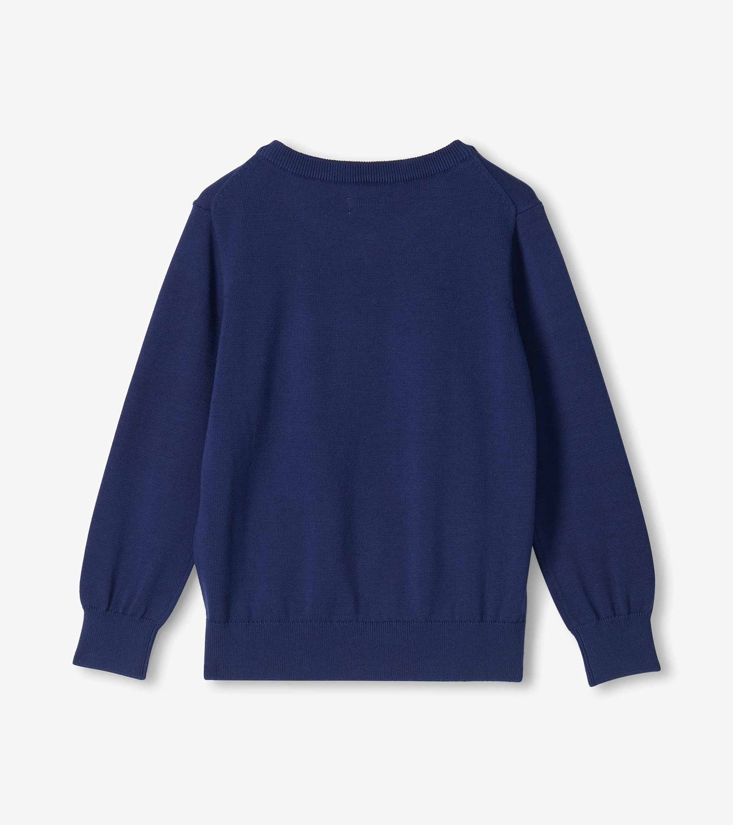Boys Dino Skull V-Neck Sweater