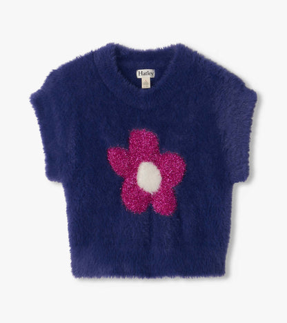 Girls Flower Everywhere Sweater Vest