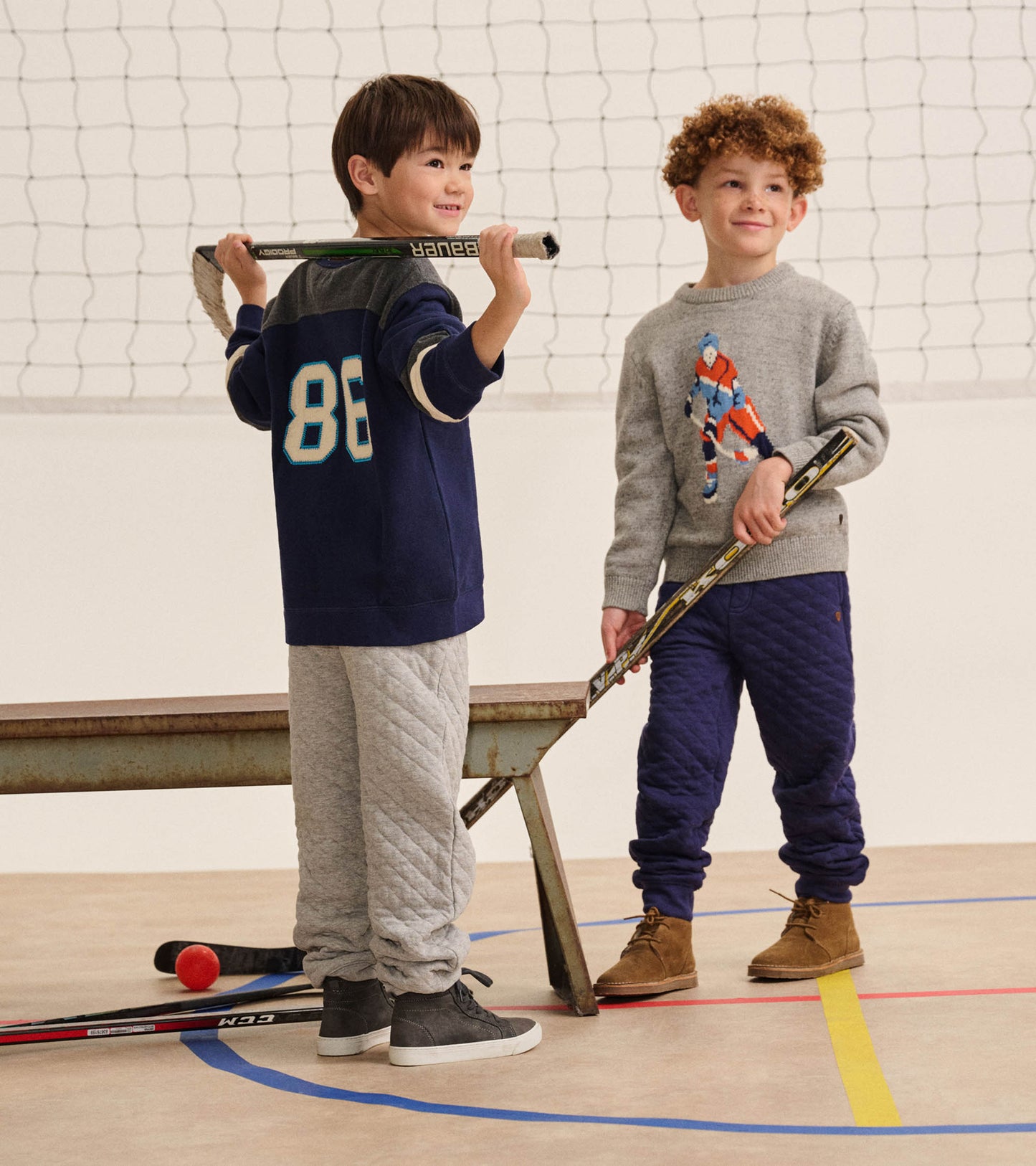 Boys Patriot Blue Pull Over Top
