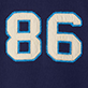 View Boys Patriot Blue Pull Over Top Dark blue swatch with white number 86 outlined in light blue