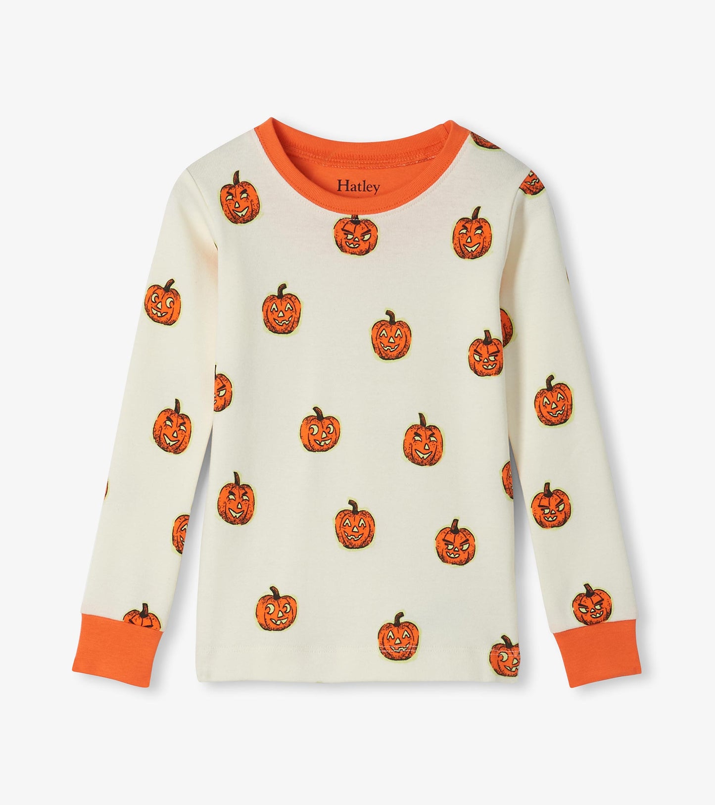 Kids Pumpkins Cotton Pajama Set