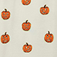 View Women's Glowing Pumpkins Two Piece Pajama Set cream swatch with scattered orange pumpkin faces