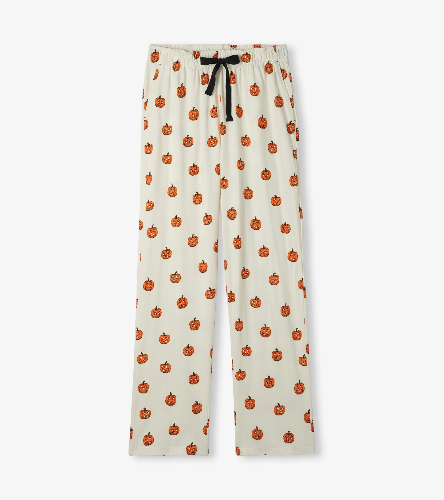 Men's Glowing Pumpkins Two Piece Pajama Set