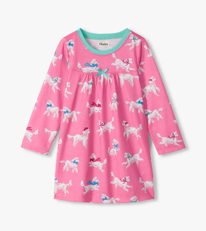 Girls Poodle Pups Nightdress