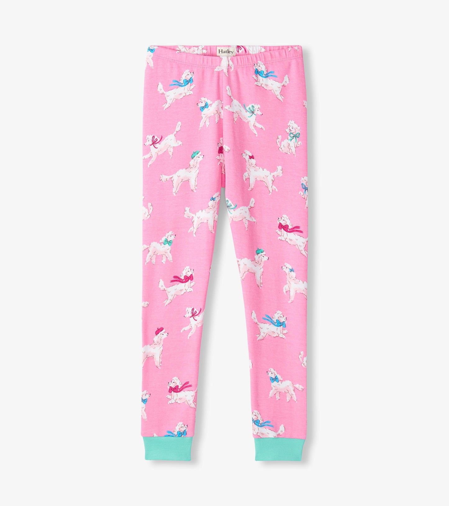 Girls Poodle Pups Cotton Pajama Set
