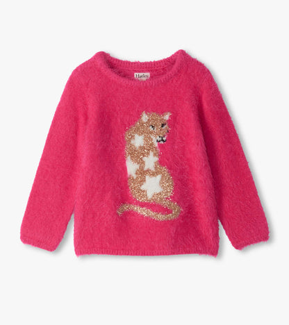 Girls Feline Everywhere Sweater