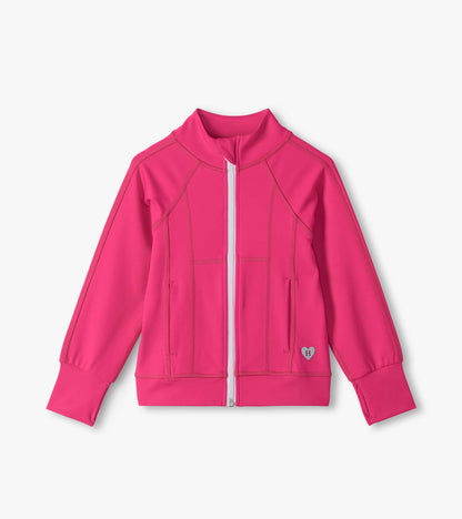 Girls Pink Yarrow Active Jacket