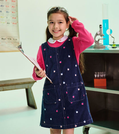 Girls Pink Yarrow Peter Pan Collar Sweater
