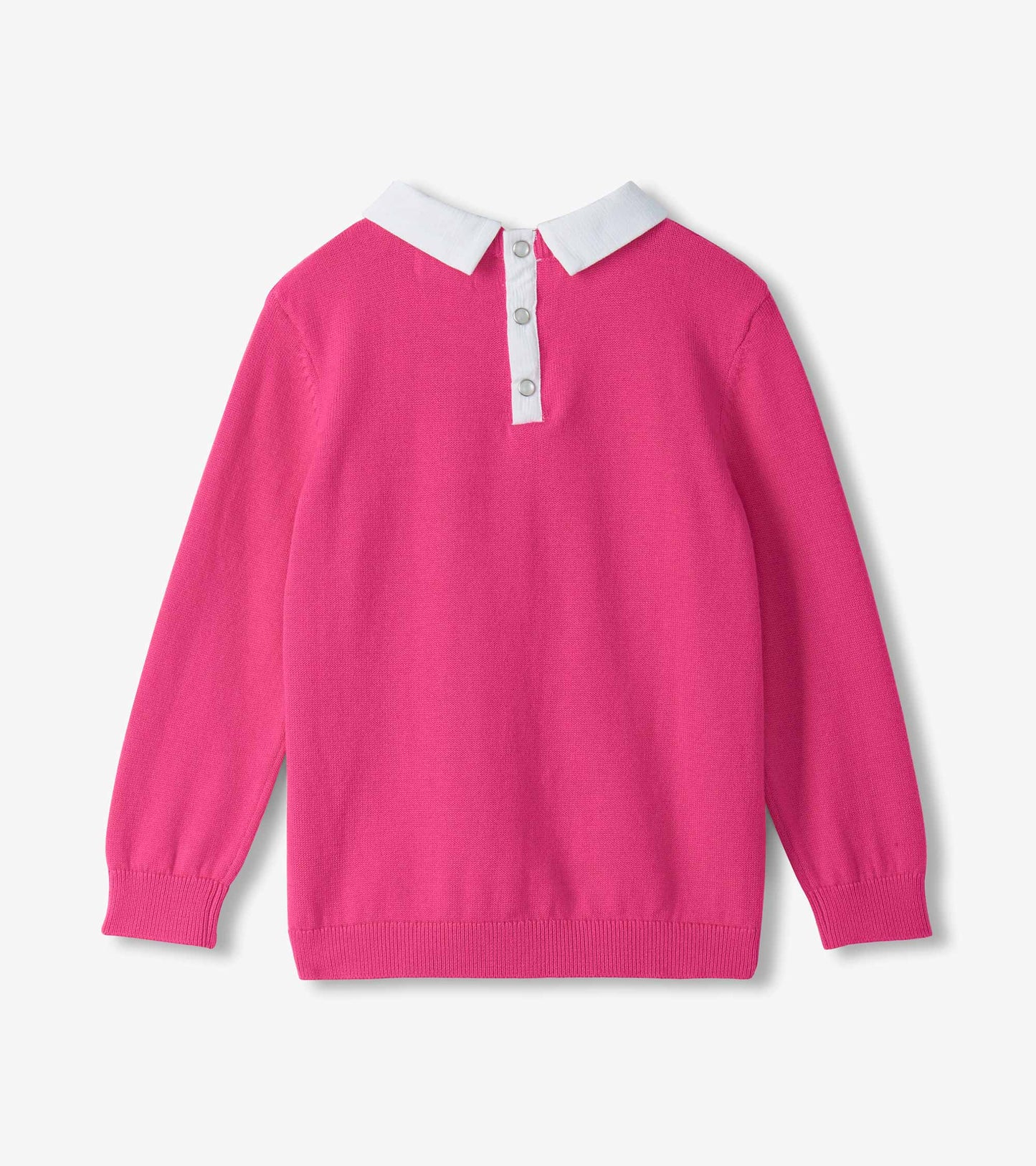 Girls Pink Yarrow Peter Pan Collar Sweater