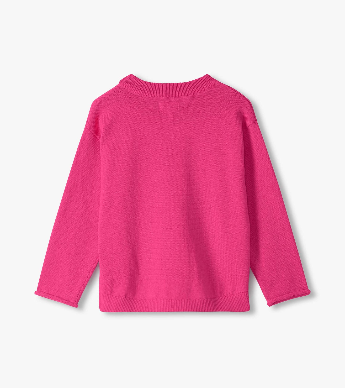 Girls Sequin Ballerina Crew Neck Sweater