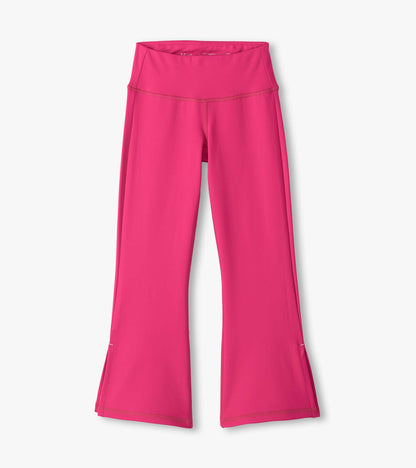 Girls Pink Yarrow Active Flared Pants