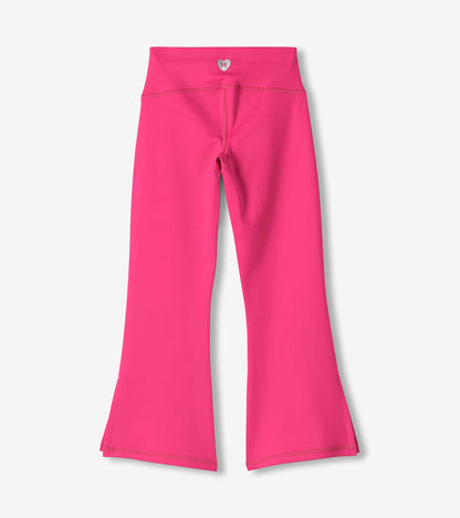 Girls Pink Yarrow Active Flared Pants