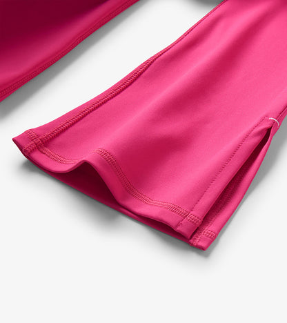 Girls Pink Yarrow Active Flared Pants