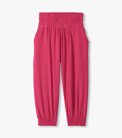 Girls Pink Yarrow Mesh Lined Pants