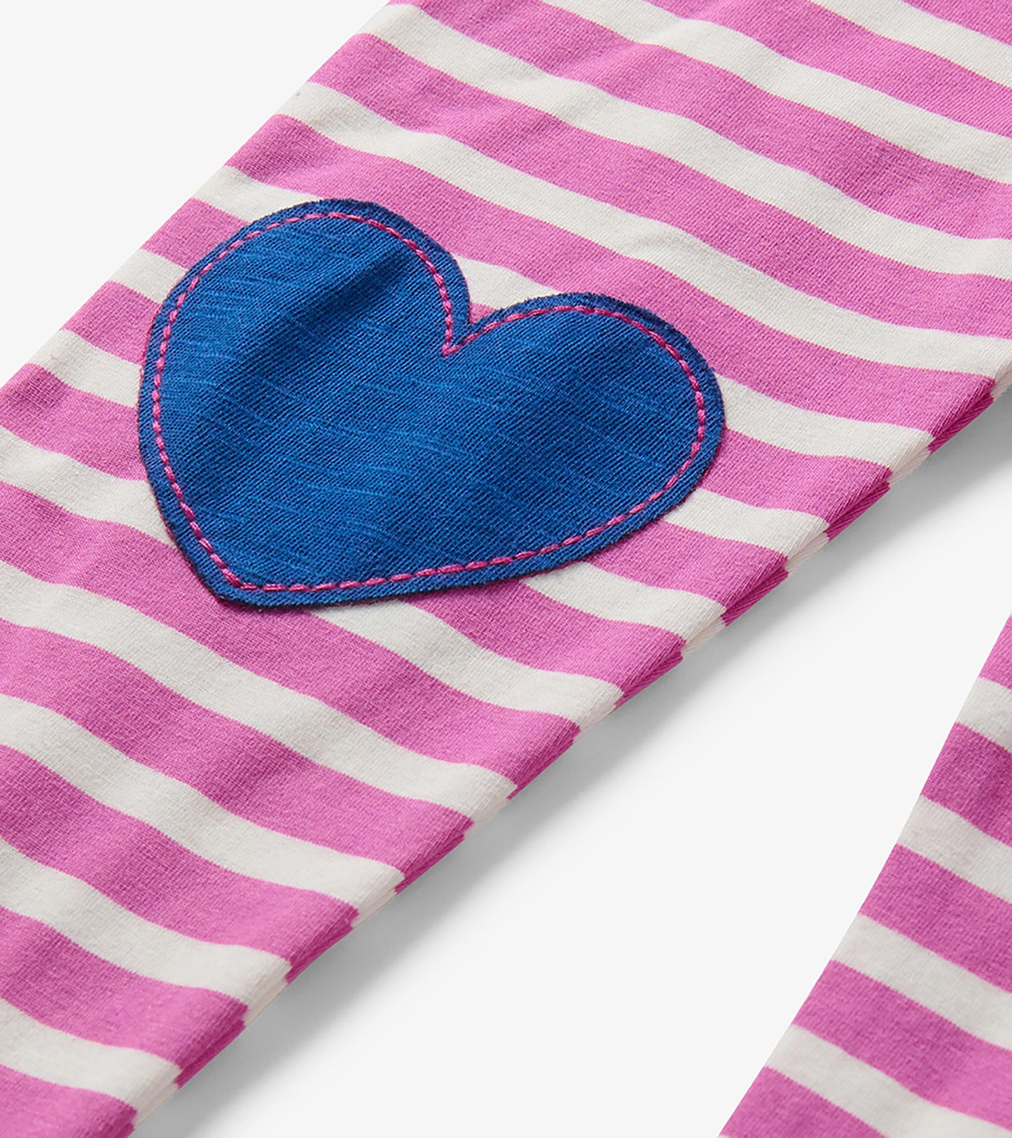 Baby & Toddler Girls Violet Striped Jersey Leggings