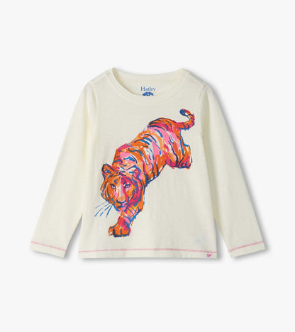 Girls Fierce Tiger Graphic T-Shirt