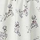 View Girls Star Dust Prancers Nightdress White swatch with scattered gray prancing unicorns and small pink stars