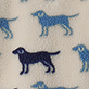 View Baby & Toddler Boys Lab Silhouette Faux Sherpa Jacket Cream sherpa swatch with blue and navy dog silhouettes