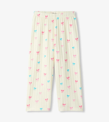 Girls Tiny Bows Relaxed Fit Pajama Set