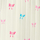 View Girls Tiny Bows Relaxed Fit Pajama Set cream swatch with scattered tiny pink and blue bows