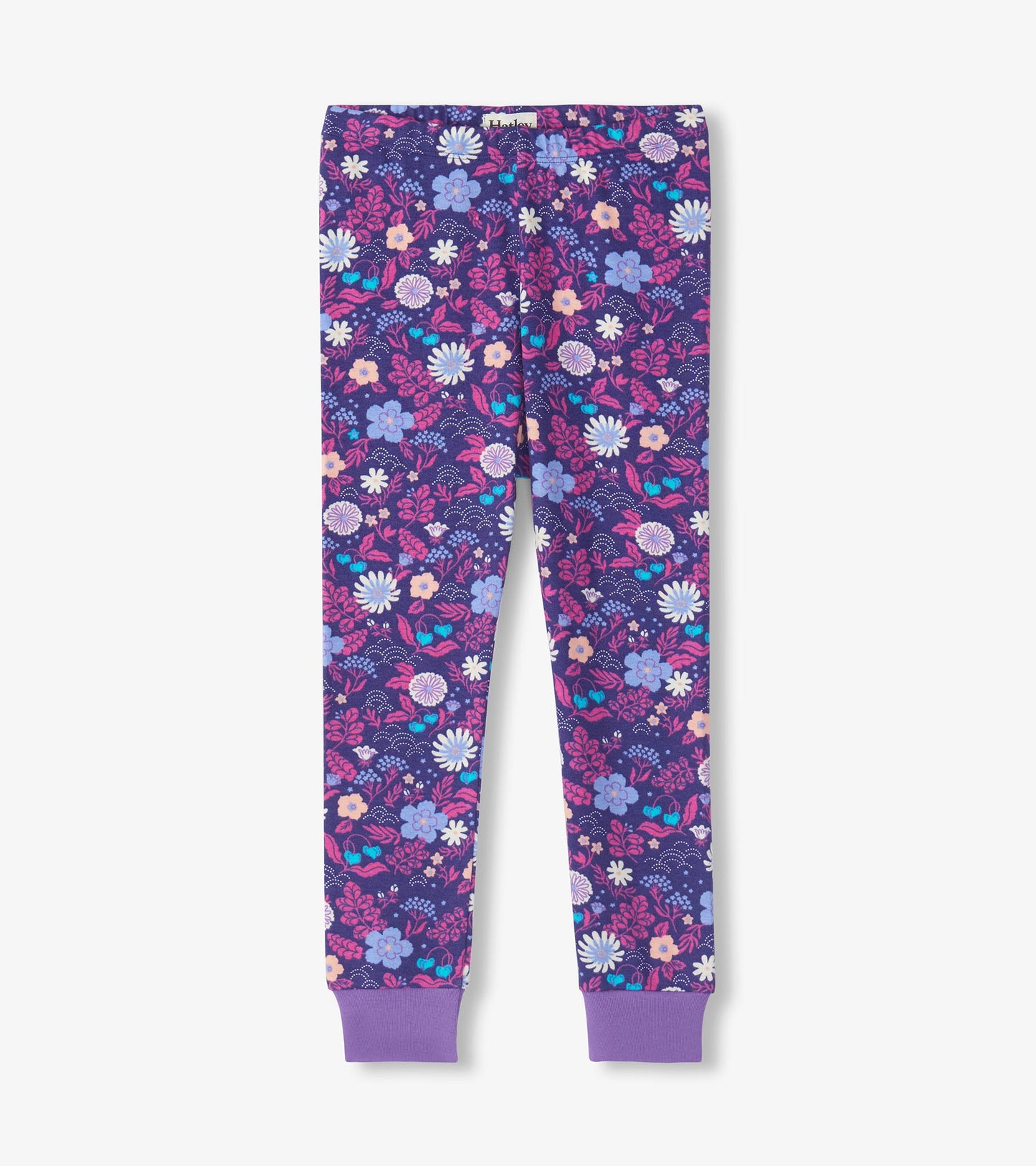 Girls Tiny Flowers Cotton Pajama Set