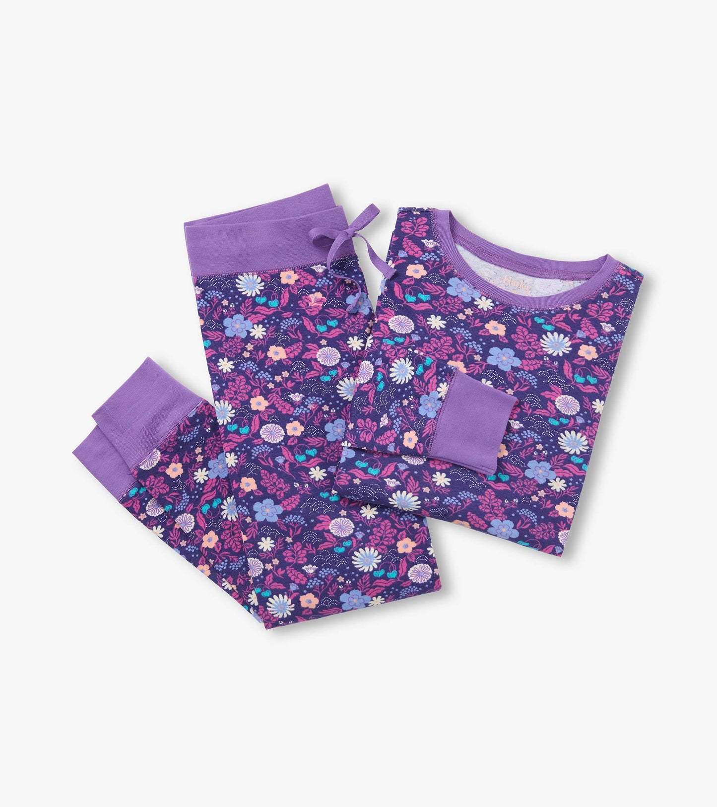 Women's Tiny Flowers Cotton Pajama Set
