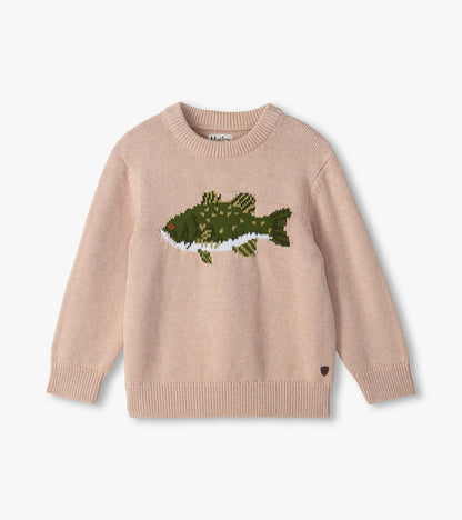 Boys Fish Crew Neck Sweater