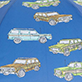 View Boys Vintage Trucks Umbrella Blue swatch with colorful vintage pickup trucks