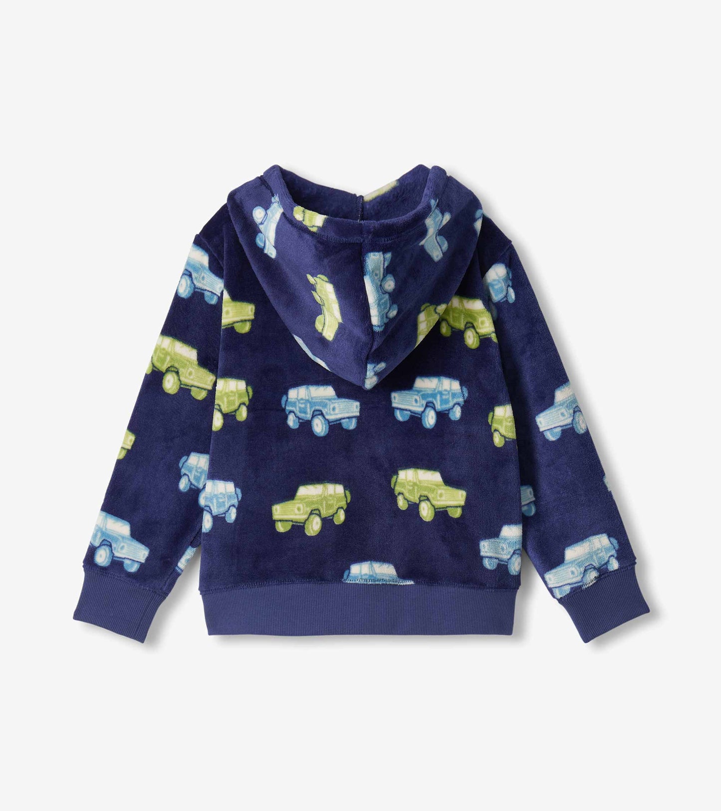 Boys Vintage Trucks Fleece Zip-Up Hoodie