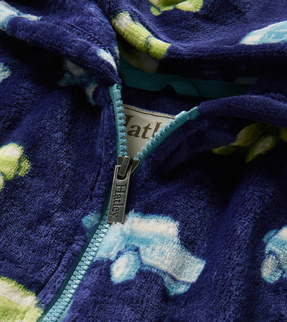 Boys Vintage Trucks Fleece Zip-Up Hoodie