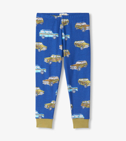 Boys Vintage Trucks Cotton Pajama Set