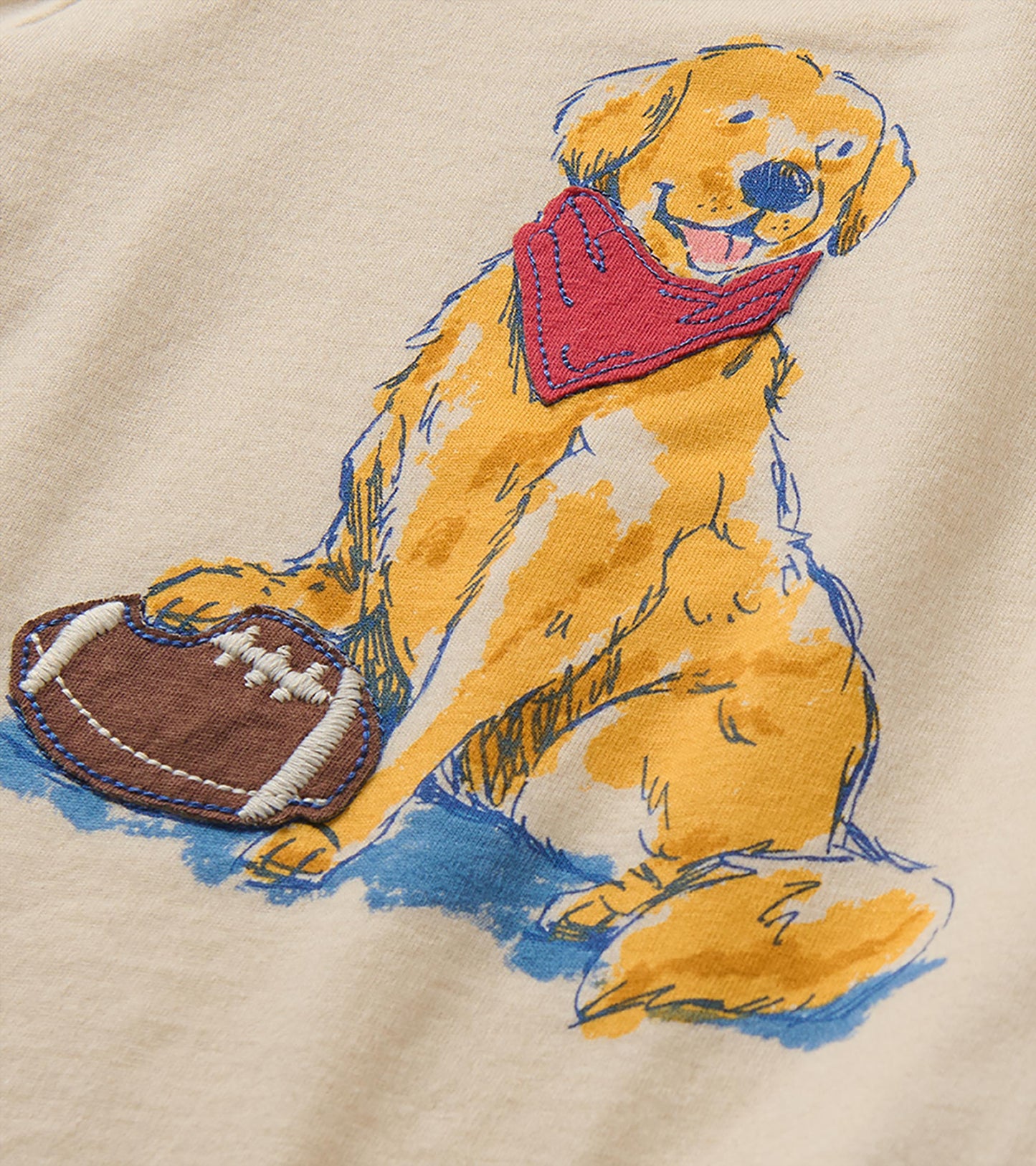 Baby & Toddler Boys Golden Lab Crew Neck T-Shirt