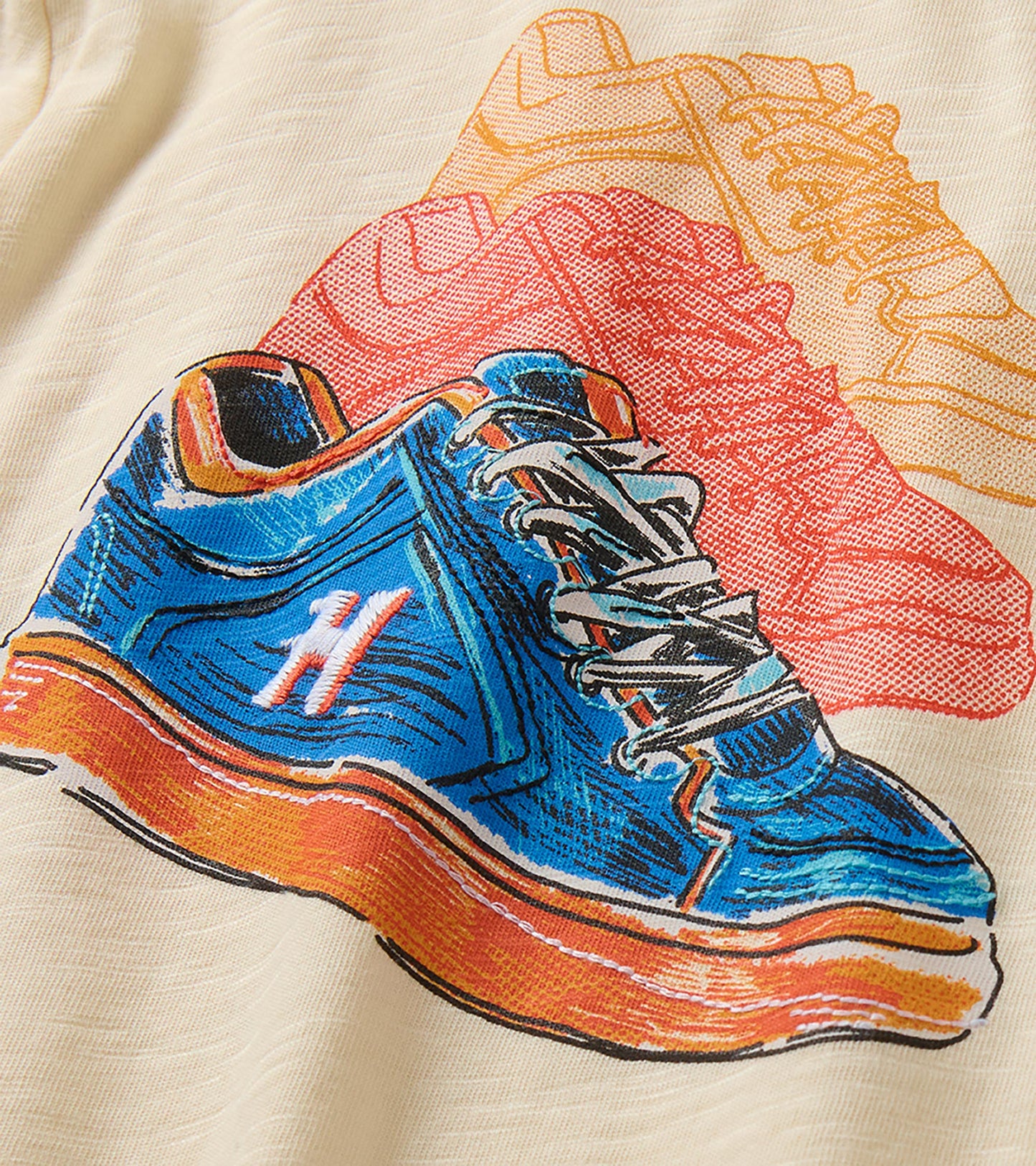 Boys Sneakers Graphic T-Shirt