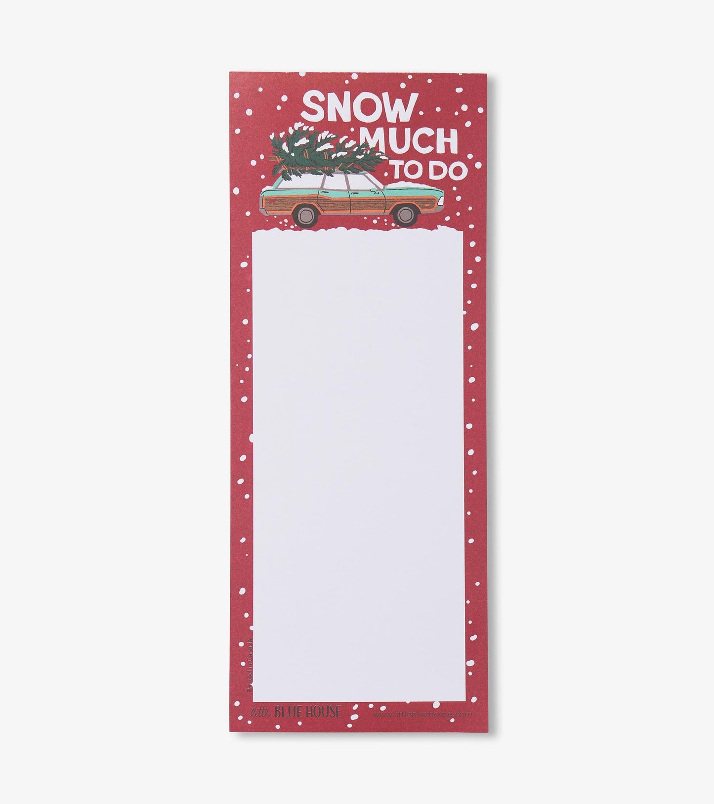 Snow Much To Do Magnetic Notepad