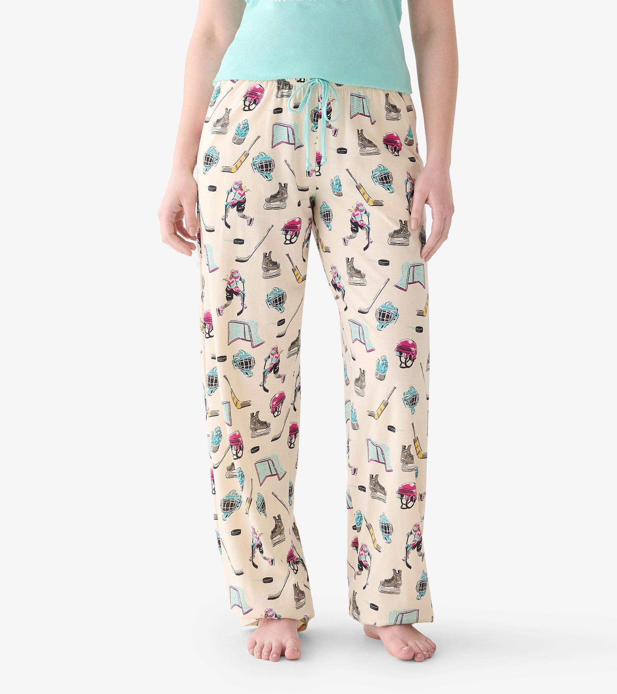 Women's Hockey Night Pajama Pants