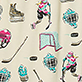 Women's Hockey Night Pajama Pants