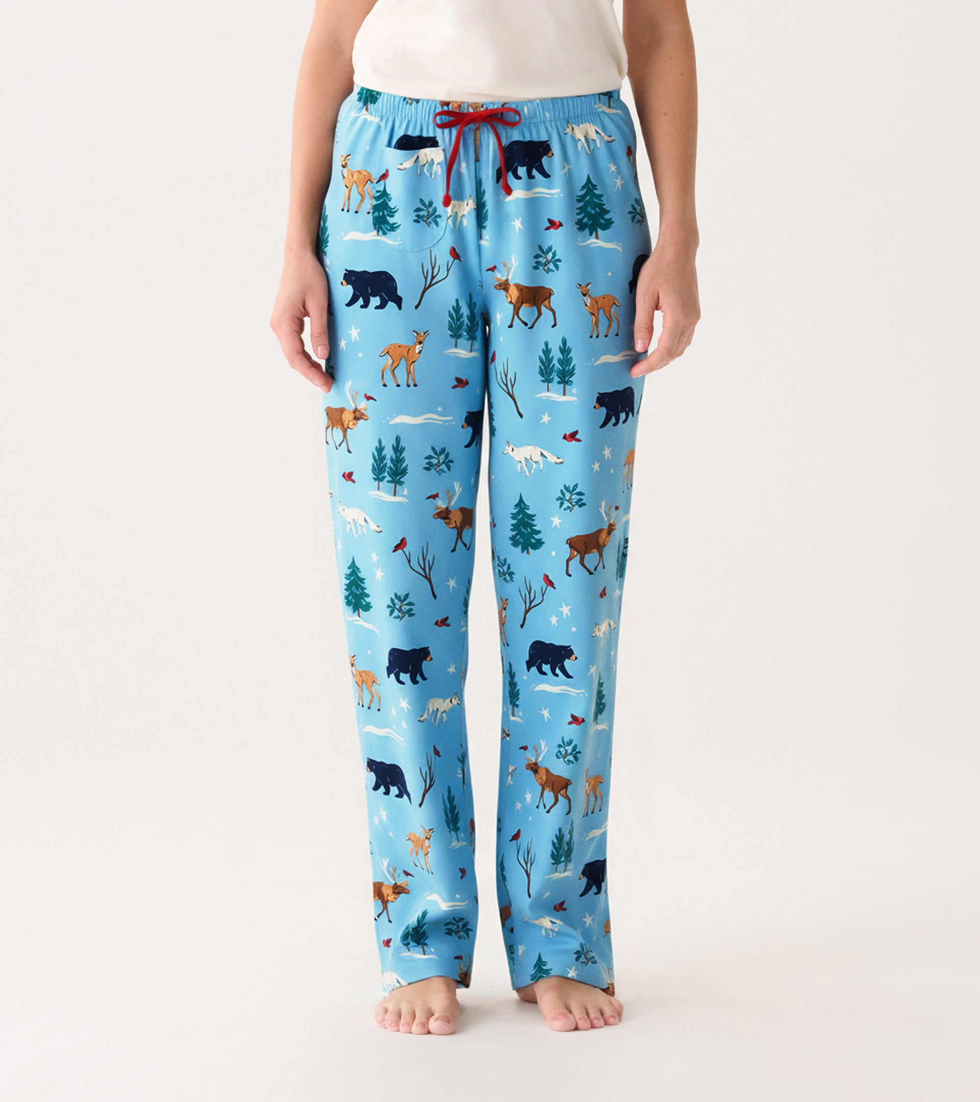 Women's Winter Wonderland Cotton Pajama Pants