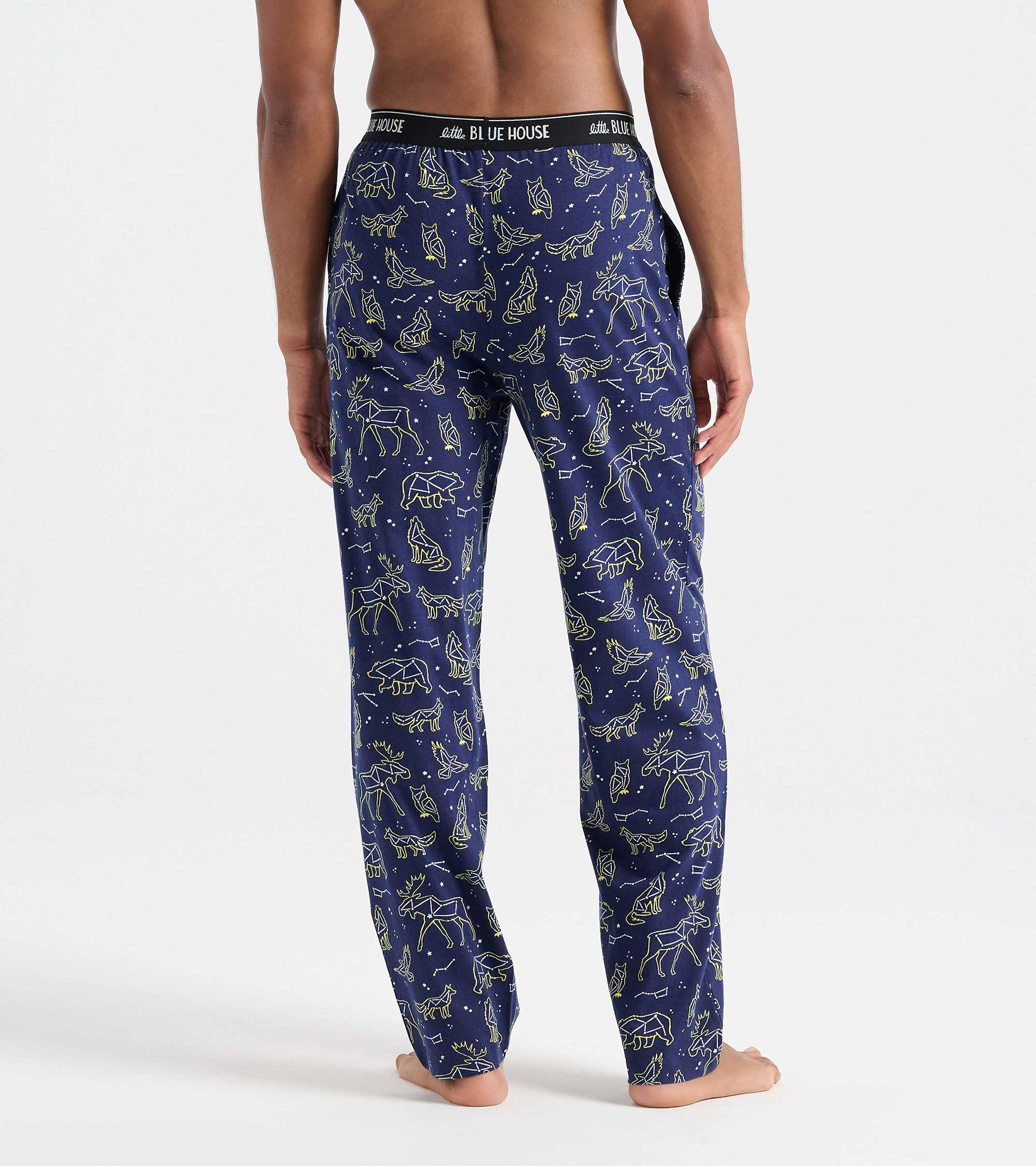 Animal Constellations Men's Cotton Pajama Pants