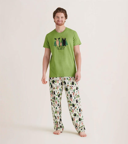 May the Forest Be With You Men's Stretch Cotton Pajama Pants