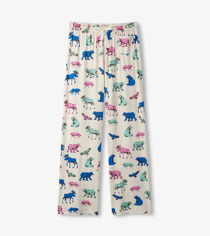 Women's Woodland Animals Polyknit Pajama Pants