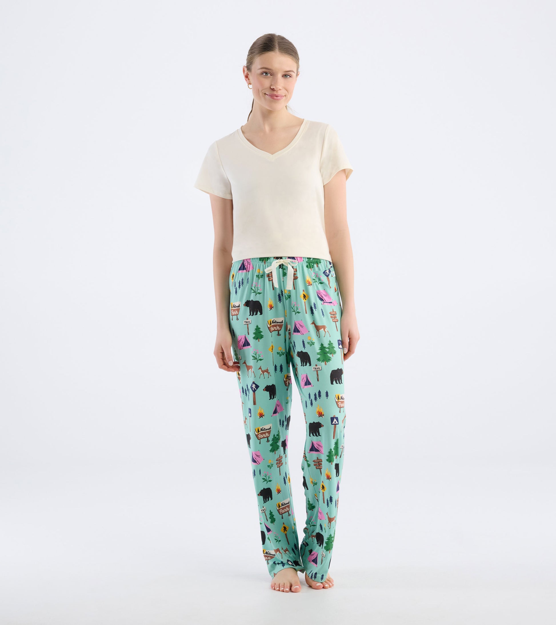 Women's Hiking Trail Polyknit Pajama Pants L