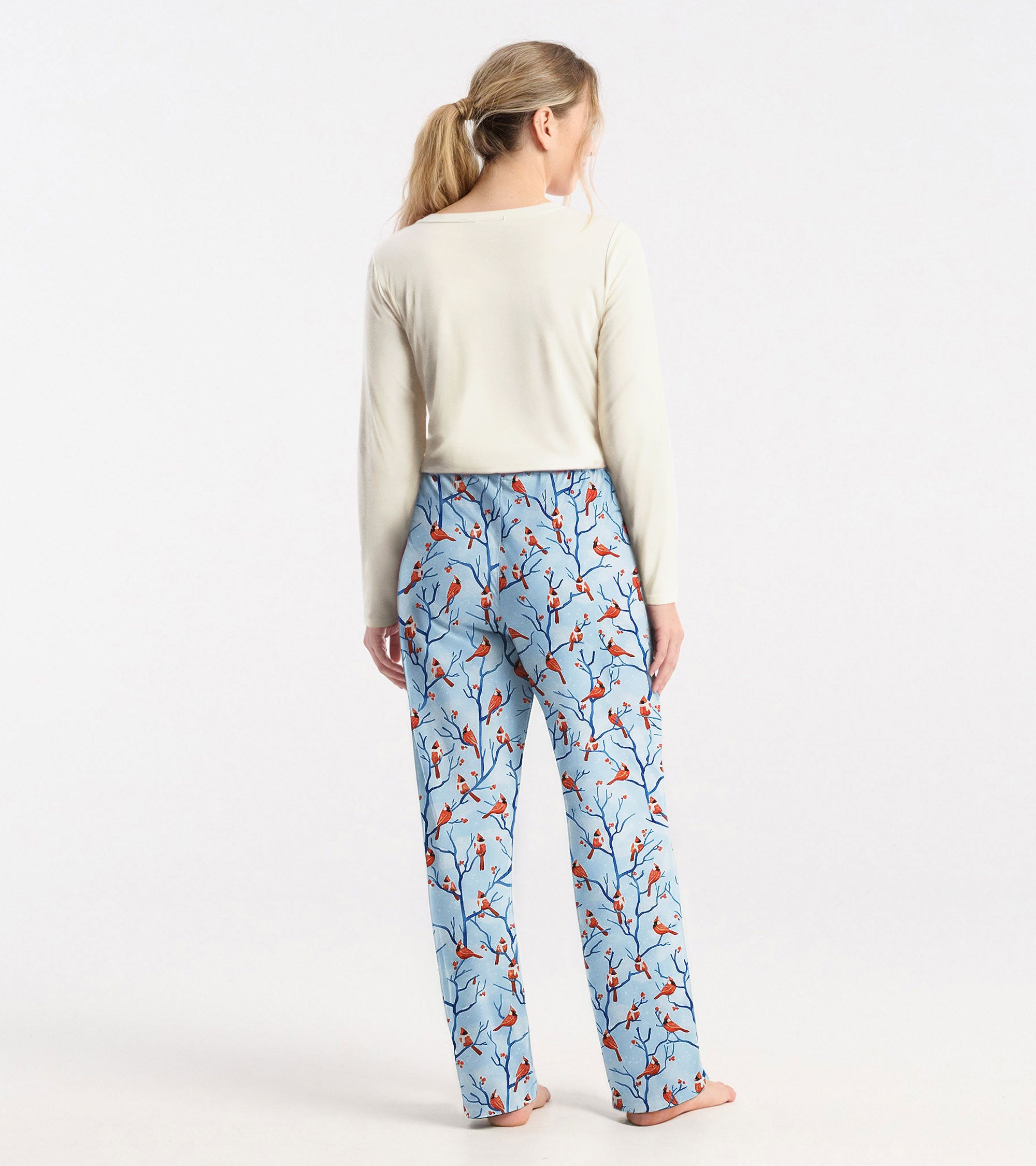 Women's Winter Cardinals Polyknit Pajama Pants