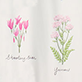 View Women's Wild Flowers Polyknit Pajama Pants - Two floral sketches labeled “12 February 1954” and “Lepidium”