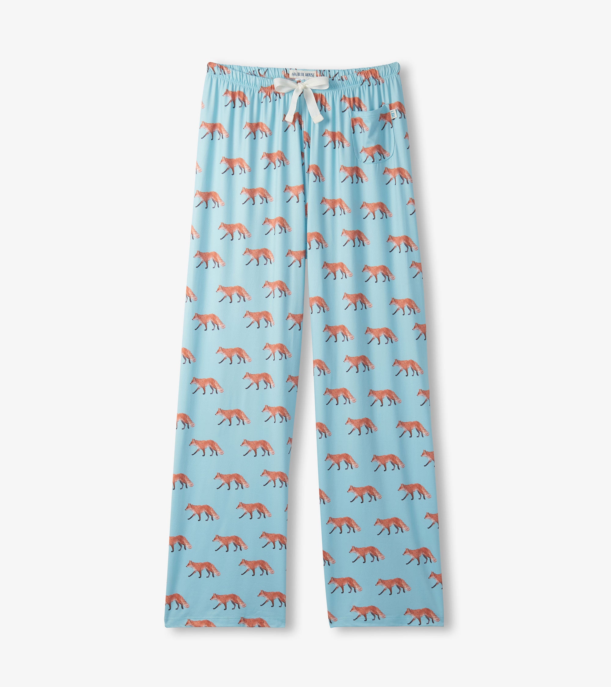 Women's Watercolor Foxes Polyknit Pajama Pants